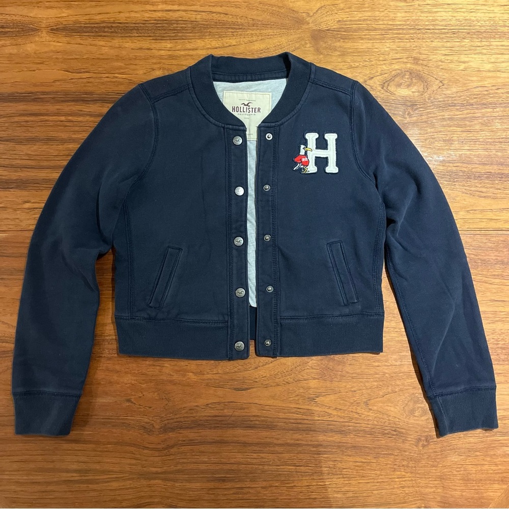 Hollister Varsity Style Sweater Jacket